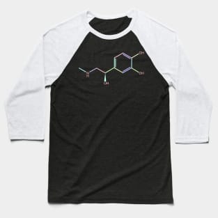 Adrenaline Kawaii Pastel Rainbow Molecule Baseball T-Shirt